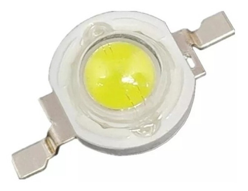 10 Unidades Power Led Chip 3w Diversas Cores Cor da luz Branco Frio 6500K 3V