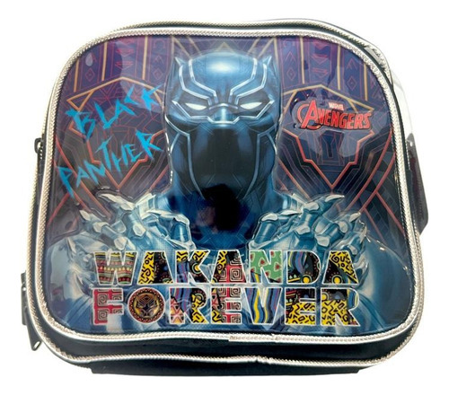 Lunchera Pantera Negra Wakanda Forever Black Panther Calid 