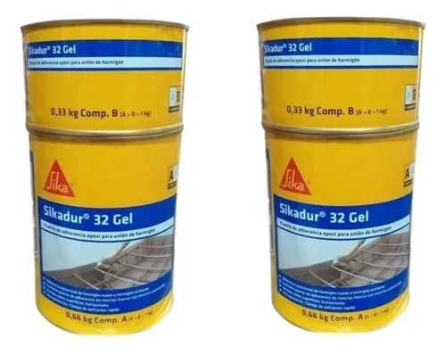 Sika Dur 32 Gel De 1 Kg Oferta X 2 Unidades