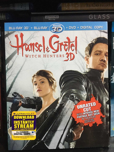 Blu-ray Hansel & Gretel Cazadores De Brujas 3d