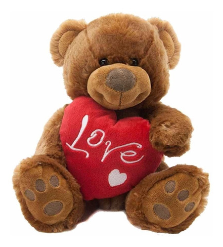 Peluche Oso Chico Kenny 25cm Funny Land Color Marrón oscuro