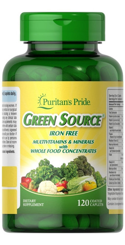 Puritan's Pride | Green Source Iron Free Multivitamin 