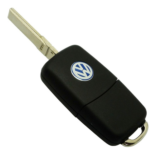 Chave Canivete Vw P/ Positron Linha 300 Placa + Lamina+logo