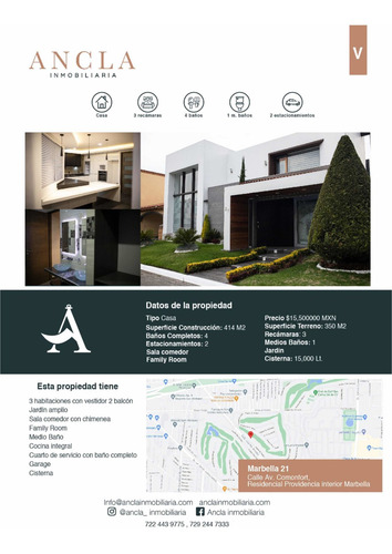 Imagen 1 de 14 de Hermosa Casa En Venta Metepec Providencia Zona Diamante