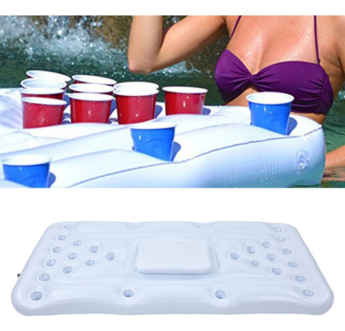 G Mesa Inflable De Beer Pong, Sala De Billar De Pvc