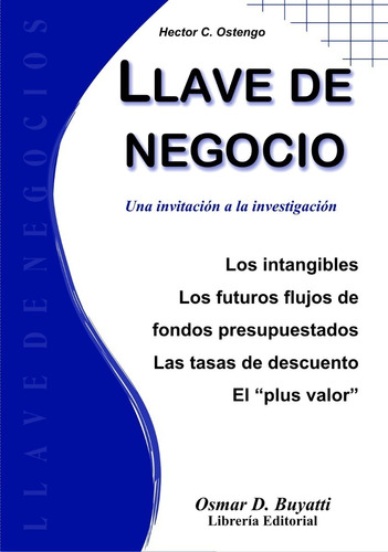 Libro Llave De Negocio Héctor Ostengo