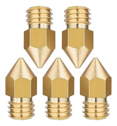 Kit X 5 Nozzle Pico Bronce Ender Hotend Mk8 Ender 3