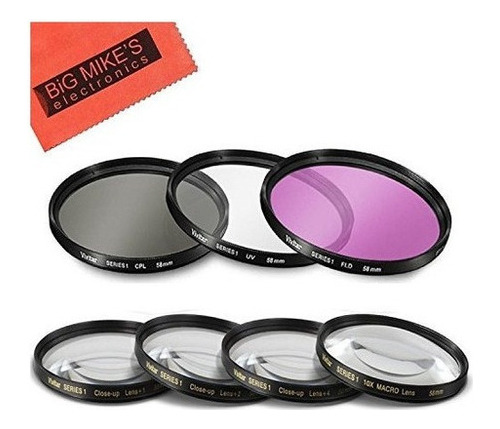 58 Mm Filtro Protector Uv De Revestimiento Multiple