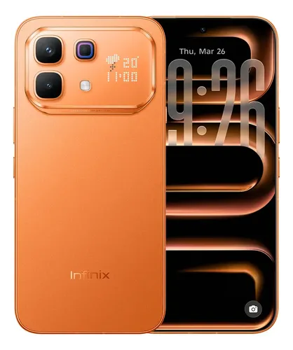 Celular Infinix Note 60 Pro 5g Ai Phone 256gb Rom 8+8gb Ram Naran...