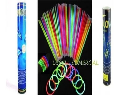 Tubo De Pulseiras Neon ( Com 100 Unidades) Mais Brinde