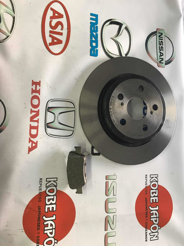 Kit Discos Y Pastillas Trasero Import Toyota Corolla 08-14
