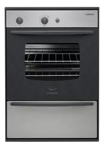 Horno A Gas Longvie H14600xf Con Cajón Parrilla De Empotrar