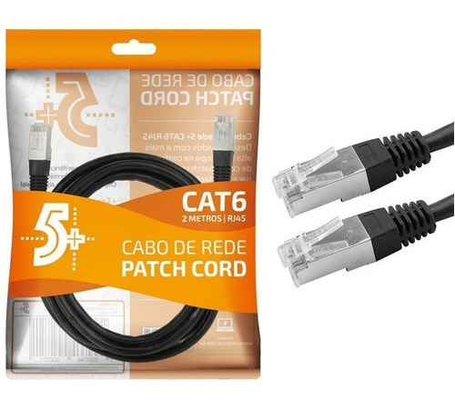 Cabo De Rede Rj45 Cat6 Patch Ótima Conectividade 0181086