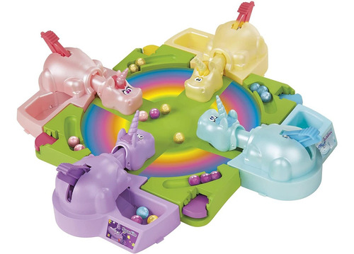 Hasbro Gaming Hungry Hungry Hippos Unicorn Edition - Juego D