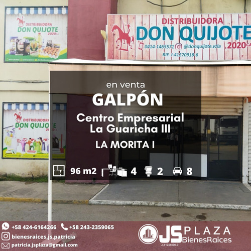 Imagen 1 de 13 de Galpón En Venta En La Morita Cc La Guaricha 04246164266