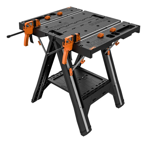 Worx Pegasus Mesa De Trabajo Multifunción Y Sawhorse Con A.