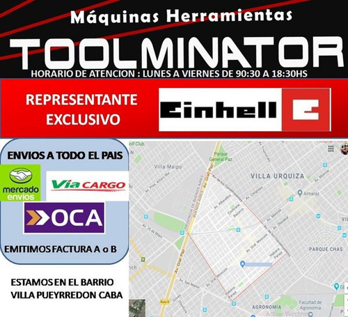 Amoladora De Mano Einhell Tc-ag 115/750 750w Toolminator
