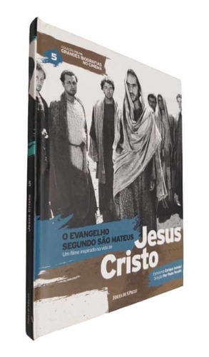 Livro Físico Com Dvd Coleção Folha Grandes Biografias No Cinema V. 5 O Evangelho Segundo São Mateus Inspirado Em Jesus