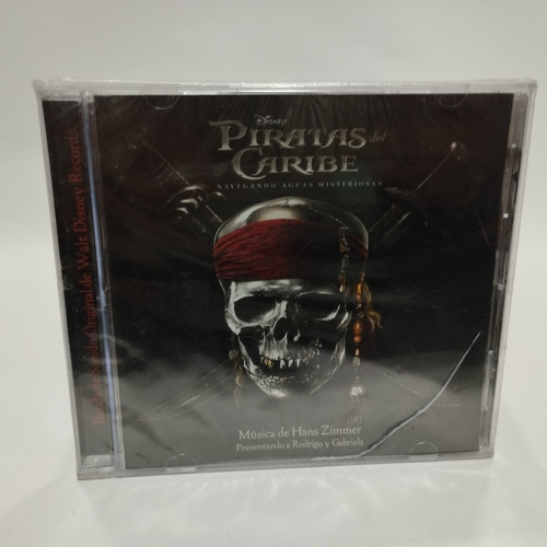 Piratas Del Caribe Soundtrack Cd Musica De La Película 