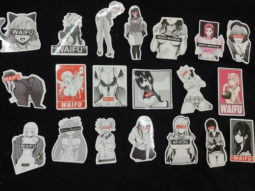 Imagen 3 de 6 de Stickers Ahegao Waifu 25pcs