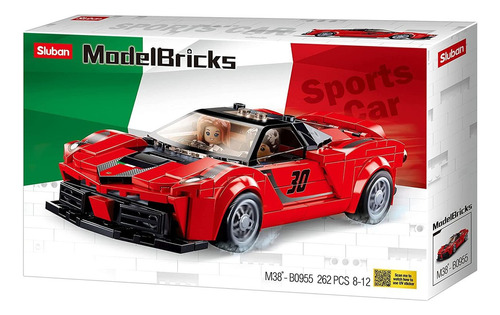 Auto De Carreras Con 2 Minifiguras Compatible Con Lego