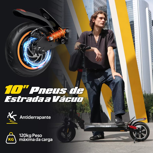Honeywhale T4a Patinete Elétrico Motor 750w Velocidade 45 Km/h-max 35km De Autonomia Scooter Dobrável Com App Bluetooth Honey Whale