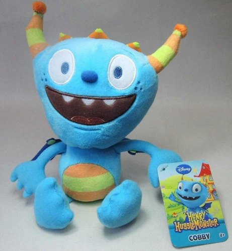 Imagen 2 de 2 de Henry El Mounstrutito Cobby Peluche Original 20cm Just Play