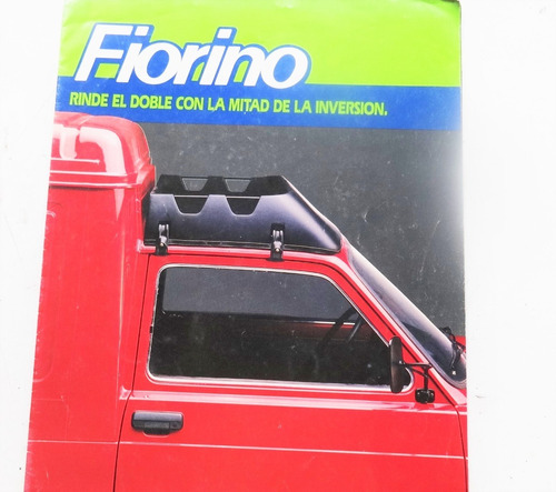 Folleto Antiguo Fiat Fiorino Sevel Auto 1989 No Manual