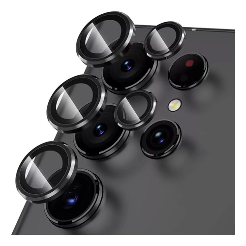Vidrio Templado Para Camara De Samsung S25 Ultra Negro