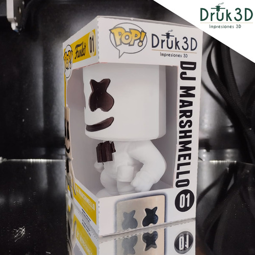 Funko Dj Marshmello Con Caja Impresion 3d