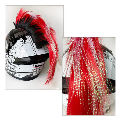 Accesorio De Peluca 3t Sister Helmet Mohawk Hawk Para Cospla