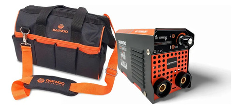 Superpack Soldadora Inverter Mma Daewoo 100 Mini + Bolso Prm Color Naranja