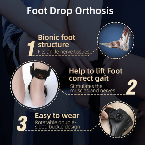 Ortesis Caída Corrector Inversión Del Pie, Zapato Portátil