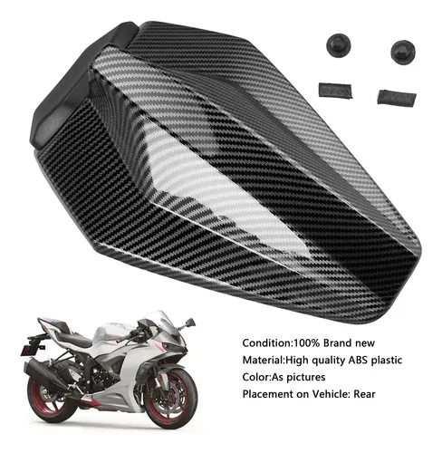 Capa De Banco Traseiro Kawasaki Zx-6r 19-25 Fibra De Carbono