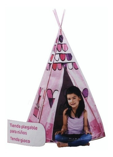 Carpa Princesas Tienda Camping Niños Hf080-a Indio