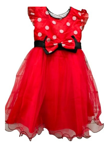 Vestido Disfraz Minnie Mouse Disney 