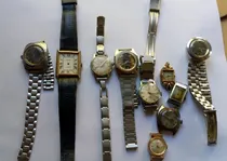 Comprar Lote De Relojes De Pulsera A Cuerda Antiguos. Lote 2.