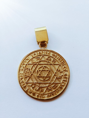 Dije Llave Zodiacal Rey Salomon Oro 10 K Talisman Espiritual