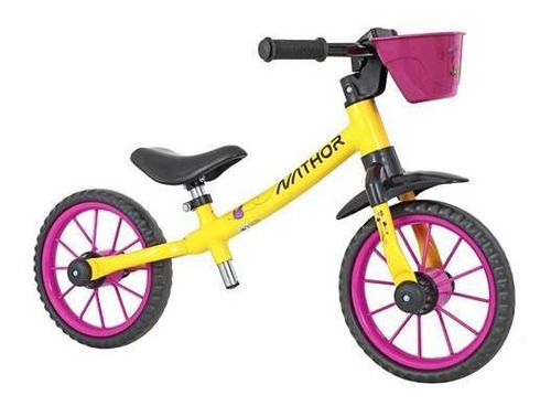 Bicicleta Infantil Nathor Balance Bike Aro 12 Garden