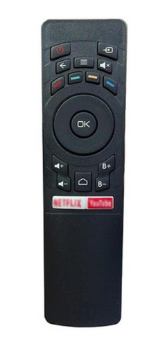 Controle Compativel Tv Lcd Multilaser Smart Netflix Youtube