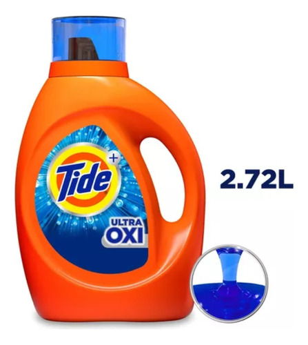 Detergente Líquido Tide Ultra Oxi, 2.72 L