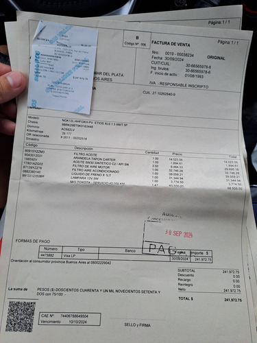 Toyota Etios 1.5 xls 6m/t 5p