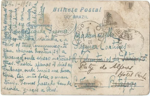 Cartão Postal : Clube de Xadrez - Nova Friburgo - RJ.