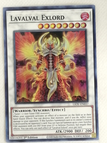 Lavalval Exlord Super Yugioh