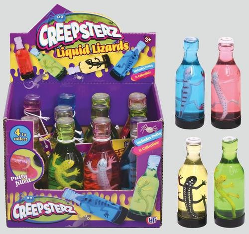 Creepsterz Lagartija Con Slime En Botellita Liquid Lizard