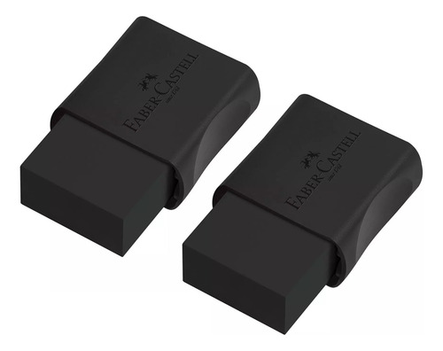 Borracha Fc Max Black C/ Cinta Kit C/ 2 Unid. Faber-castell