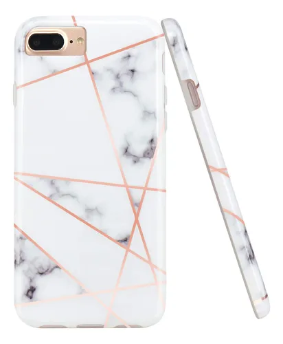 comprar Funda Para iPhone 7 Plus\u002F8 Plus\u002F6 Plus\u002F6s Plus Blanco Piel S