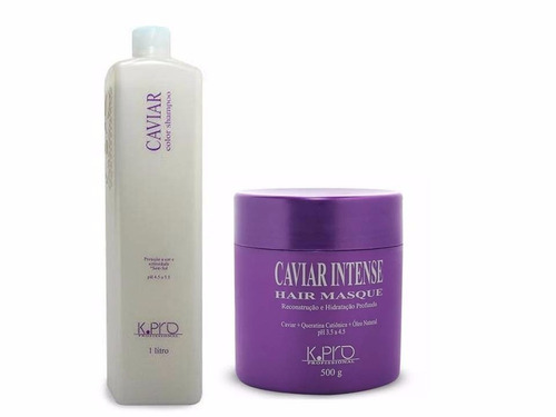 Kpro - Caviar Shampoo 1l Com Pump+ Caviar Masque 500g