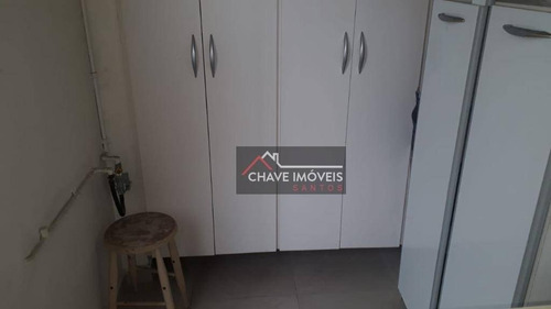 Imagem 6 de 16 de Apartamento Com 3 Dormitórios À Venda, 100 M² Por R$ 430.000,00 - Gonzaga - Santos/sp - Ap2855