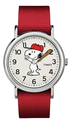 Reloj Timex Snoopy Unisex  Weekender  Indiglo Peanuts 